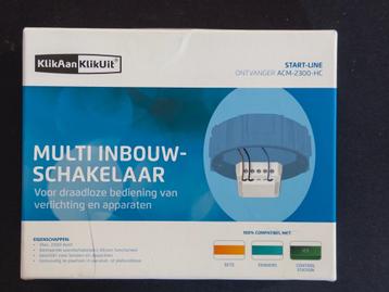 Klik Aan Klik Uit Multi-Inbouw Schakelaar beschikbaar voor biedingen