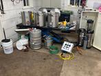 complete bier brouw installatie (bierbrouwerij schrootmolen), Ophalen, Zo goed als nieuw