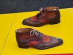 GIORGIO Half hoog schoenen met cognac kleur maat 42/5, Bruin, Verzenden, Giorgio, Zo goed als nieuw