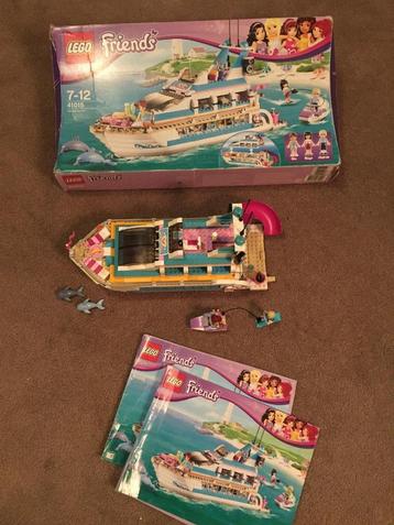 Lego friends 41015 - Dolfijn Cruiser - met doos en boekjes beschikbaar voor biedingen