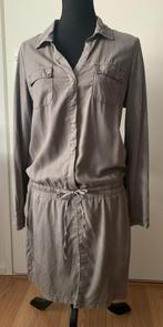 GEISHA grijze jurk Vintage Denim L/40, Grijs, Maat 42/44 (L), Knielengte, Ophalen of Verzenden