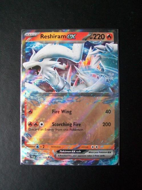8018. Nieuwe Pokemon Kaart RESHIRAM EX HP 220 (030/159), Hobby en Vrije tijd, Verzamelkaartspellen | Pokémon, Nieuw, Losse kaart