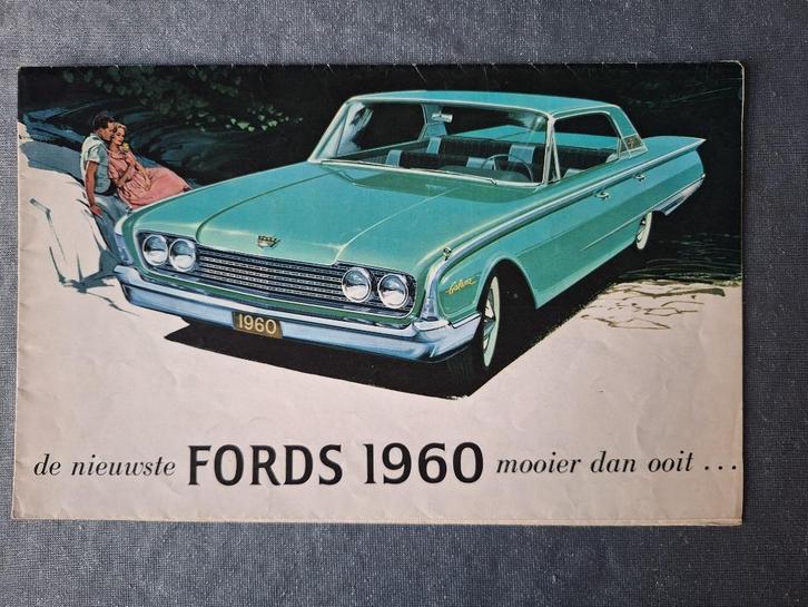 Brochure FORD 1960 - NL, Boeken, Auto's | Folders en Tijdschriften, Gelezen, Ford, Verzenden