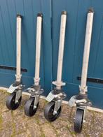 Te koop 4 x Z.g.a.n Altrex rolsteigerwielen, Doe-het-zelf en Verbouw, Steigers, Ophalen, Zo goed als nieuw, Rolsteiger of Kamersteiger