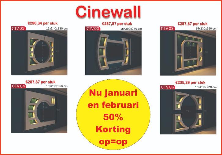 sierlijsten, rozetten, (licht)kooflijsten, Cinewall, haarden, Doe-het-zelf en Verbouw, Plinten en Afwerking, Nieuw, Plinten, Overige materialen