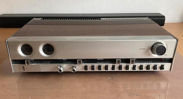 Vintage Philips 22RH521/00Z Versterker, Audio, Tv en Foto, Versterkers en Receivers, Gebruikt, Stereo, 60 tot 120 watt, Ophalen of Verzenden