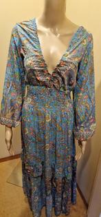 Aqua blauwe lange ibiza boho jurk Maat M, Maat 38/40 (M), Blauw, Ophalen of Verzenden, Zo goed als nieuw