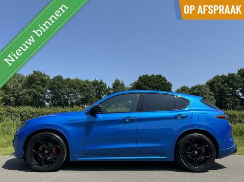 Alfa Romeo Stelvio 2.0 T Q4 Veloce My24! Blu Misano! 21inch, Auto's, Alfa Romeo, Bedrijf, Te koop, Stelvio, 4x4, ABS, Achteruitrijcamera