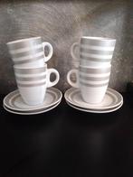 Kopjes met Schoteltjes - 4 stuks, Huis en Inrichting, Keuken | Servies, Keramiek, Ophalen of Verzenden, Zo goed als nieuw, Effen