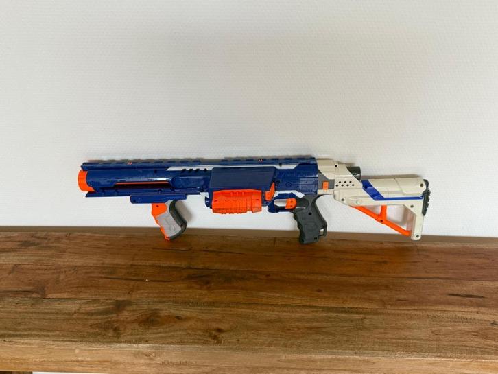 NERF N-Strike Elite Rampage, Kinderen en Baby's, Speelgoed | Buiten | Actiespeelgoed, Zo goed als nieuw, Ophalen of Verzenden