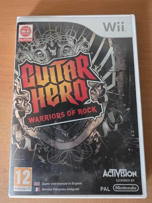 Guitar Hero: Warriors of Rock - Wii, Spelcomputers en Games, Games | Nintendo Wii, Gebruikt, Muziek, 3 spelers of meer, Vanaf 12 jaar