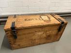 Duitse WW2 sfh18 kist voor 3 Hulzen van 15cm of 150mm, Ophalen of Verzenden, Landmacht, Duitsland, Kist of Geocache