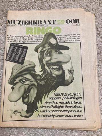 Muziekkrant OOR 1973 KAZ LUX Ringo Starr RY COODER beschikbaar voor biedingen