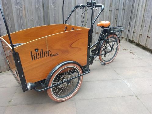 Electrische bakfiets keiler robusto, Fietsen en Brommers, Fietsen | Bakfietsen, Zo goed als nieuw, Overige merken, 4 kinderen of meer