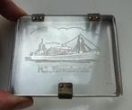 Jaren '40 lucite sigarettendoosje: MS Bloemfontein. VNS, Ophalen of Verzenden