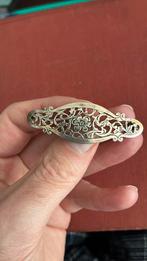 835 zilver gekeurde broche Niekerk Schoonhoven, 4 tot 7 cm, Gebruikt, Ophalen of Verzenden, Zilver
