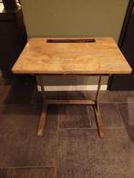 Schooltafel, Huis en Inrichting, Tafels | Sidetables, Ophalen of Verzenden, Gebruikt, 25 tot 50 cm, Rechthoekig