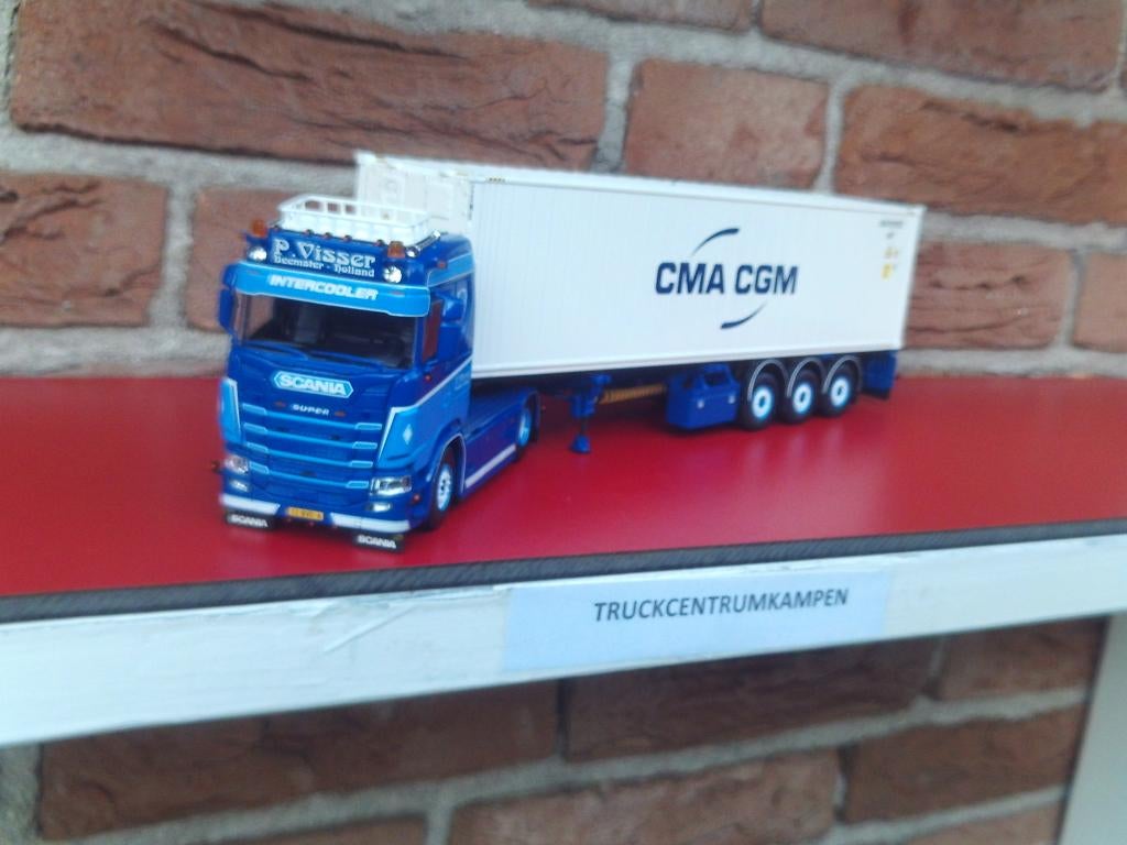 Tekno  Scania  Next  Gen  S540  van  P.  Visser., Hobby en Vrije tijd, Modelauto's | 1:50, Ophalen of Verzenden, Nieuw, Bus of Vrachtwagen