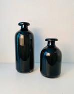 Glazen set vazen (2) van Ikea, Model Åtgång, Huis en Inrichting, Woonaccessoires | Vazen, Gebruikt, Ikea, Zwart, Ophalen of Verzenden