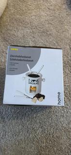 Chocoladefondue Set - Nieuw, Nooit Gebruikt, Witgoed en Apparatuur, Fonduesets, Ophalen of Verzenden, Nieuw, Fondueset