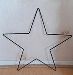 Zwarte metalen kerstster, Ophalen of Verzenden, Nieuw