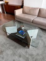 Carrara Marmeren salontafel, Huis en Inrichting, Tafels | Salontafels, Ophalen, 100 tot 150 cm, 50 tot 100 cm, Scandi japandi mcm salontafel glas marmer