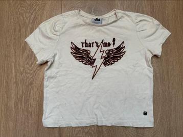 JM t-shirt meisje ‘that’s me’ beige/bruin maat 134/140 beschikbaar voor biedingen