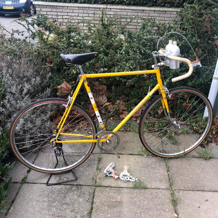 Locomotief oldtimer racefiets uit museum . 1960/65, Fietsen en Brommers, Fietsen | Heren | Sportfietsen en Toerfietsen, Zo goed als nieuw