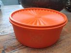 uit oma's kast vintage oranje tupperware koektrommel, Huis en Inrichting, Keuken | Tupperware, Ophalen of Verzenden, Gebruikt