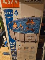 Bestway Steel Pro Max Zwembad - 4.57m x 1.22m, Rond, Ophalen, 120 cm of meer, 300 cm of meer