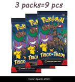 🎃Pokémon Trick or Trade 3Pakjes 9Kaarten Superleuk🔥, Verzenden, Nieuw
