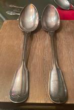 2 Christofle Verzilverde Lepels  (Oud Antiek Bestek), Ophalen of Verzenden