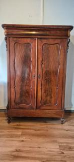 Antieke Mahonie Kast, Huis en Inrichting, Kasten | Kledingkasten, Ophalen, Gebruikt, 25 tot 50 cm