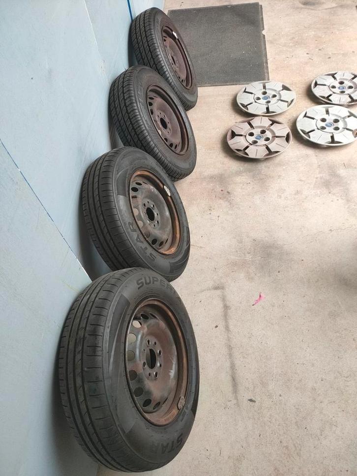 Fiat Panda velgen set, Auto diversen, Wieldoppen, Gebruikt, Ophalen