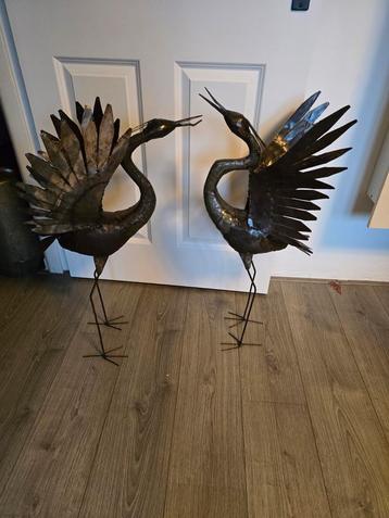 Metalen Vogels - Decoratie beschikbaar voor biedingen