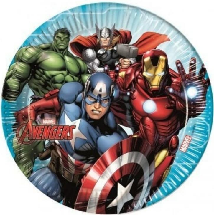 Avengers Feestartikelen / Versiering Verjaardag - Marvel, Hobby en Vrije tijd, Feestartikelen, Nieuw, Feestartikel, Verjaardag
