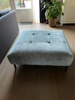 Hocker 100x100 velvet zachtgroen, Huis en Inrichting, Ophalen, Zo goed als nieuw, Vierkant