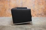 ZGANieuw unieke Montis Kubik design bank zwart leer, Ophalen, Design, Tweepersoons, 75 tot 100 cm