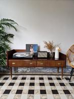 VIntage midcentury dressoir | platenspeler meubel | kast, Ophalen, Gebruikt, 100 tot 150 cm, 25 tot 50 cm