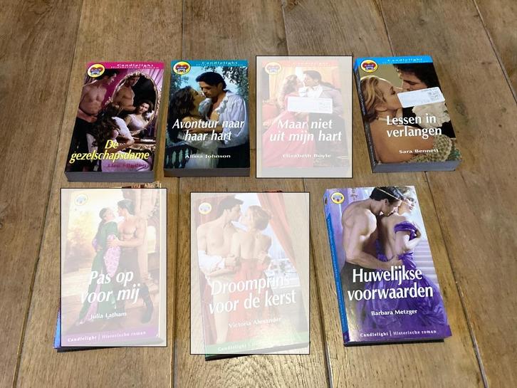 📚 Candlelight - historische romans, Boeken, Historische romans, Gelezen, Ophalen of Verzenden