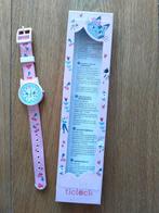 Ticlock kinderhorloge met kattenoortjes, Ophalen of Verzenden, Gebruikt, Roze, Meisje