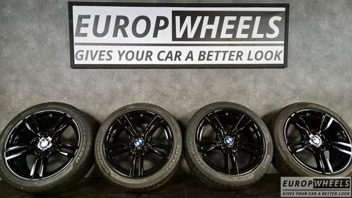 18 inch BMW 3 4 serie F30 F31 F36 ZWART 400m Winterbanden, Auto-onderdelen, Banden en Velgen, Banden en Velgen, Winterbanden, 18 inch