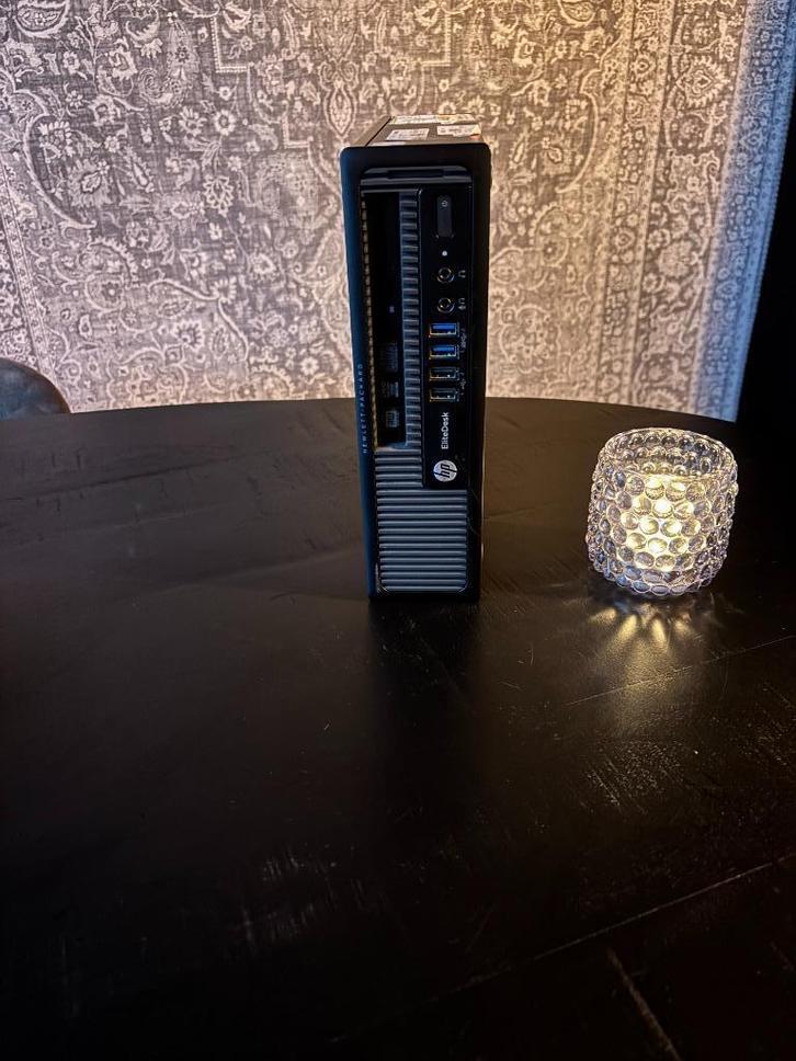mini hp 25x25cm/ i5 4690/128gb SSD/WIFI/windows 11, Computers en Software, Desktop Pc's, Zo goed als nieuw, 3 tot 4 Ghz, SSD, Ophalen