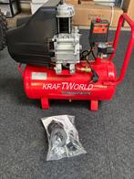 Nieuw Kraftworld 25L compressor te koop (beschadigd), Minder dan 25 liter, Ophalen of Verzenden, Nieuw, Minder dan 200 liter/min