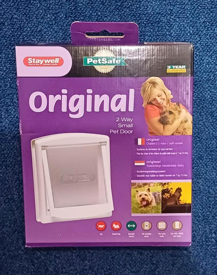 Kattenluik Staywell Petsafe nieuw in doos, Dieren en Toebehoren, Katten-accessoires, Nieuw, Ophalen