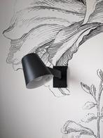 Moderne zwarte wandlampen Lucide Mizuko, Ophalen of Verzenden, Zo goed als nieuw, Metaal, Modern