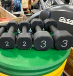 Nieuwe rubberen dumbells 1-2-3 kg gewichten, Sport en Fitness, Nieuw, Ophalen of Verzenden, Dumbbell