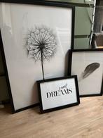 Fotolijsten A4, A3, A1 - Goede staat, Huis en Inrichting, Woonaccessoires | Lijsten, Ophalen, Gebruikt, Overige materialen, Minder dan 50 cm