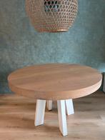 Houten Eettafel - Ronde Tafel 120cm, 100 tot 150 cm, Ophalen of Verzenden, Zo goed als nieuw, Vier personen