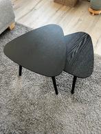 2 Leen Bakker 'Triangel' bijzettafels, Ophalen, Minder dan 45 cm, 55 tot 75 cm, Zo goed als nieuw